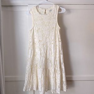 Lacy white dress